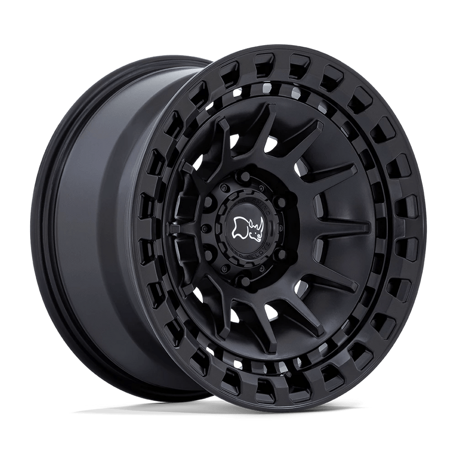 Black Rhino BARRAGE 17x8.5 ET-10 5x127 71.50mm MATTE BLACK (Load Rated 1134kg)