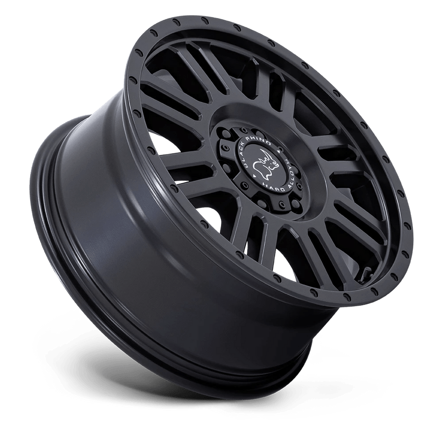 Black Rhino YELLOWSTONE 16x8 ET45 5x160 65.07mm MATTE BLACK (Load Rated 1497kg)