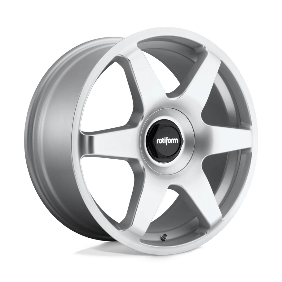 Rotiform R114 SIX 19x8.5 ET45 5x108/112 72.56mm GLOSS SILVER (Load Rated 726kg)