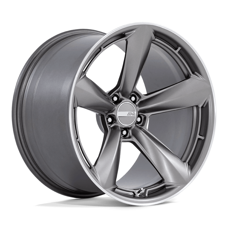 American Racing TTF 20x12 ET6 5x115 72.56mm MATTE ANTHRACITE W/ MACHINED LIP (Load Rated 726kg)
