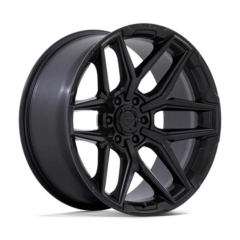 Fuel FLUX 20x9 ET20 6x139.7 106.10mm BLACKOUT (Load Rated 1134kg)