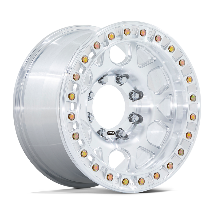 KMC KM450 MESA FORGED SLOTTED BEADLOCK 17x9 ET-12 CUSTOM 108.00mm RAW MACHINED (Load Rated 1678kg)