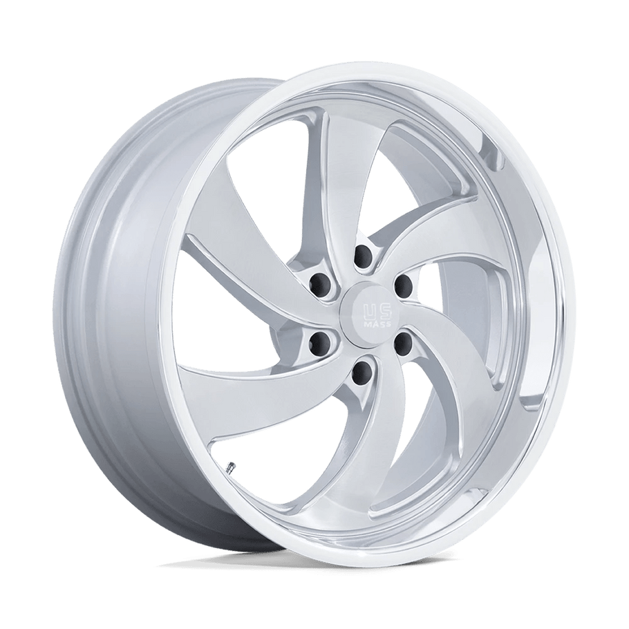 US MAGS U134 DESPERADO 22x10 ET25 6x139.7 78.10mm SILVER BRUSHED FACE MILLED DIAMOND CUT LIP (Load Rated 1134kg)