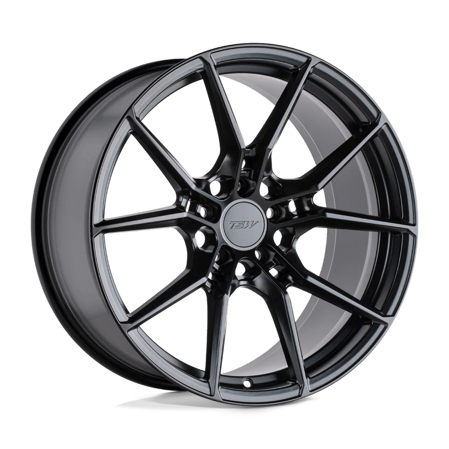 TSW NEPTUNE 19x9.5 ET39 5x120 76.10mm SEMI GLOSS BLACK (Load Rated 748kg)