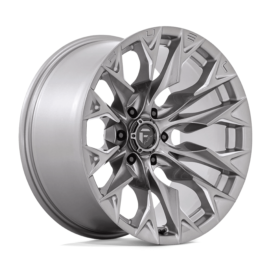 Fuel D806 FLAME 20x9 ET1 8x165 125.10mm PLATINUM (Load Rated 1678kg)