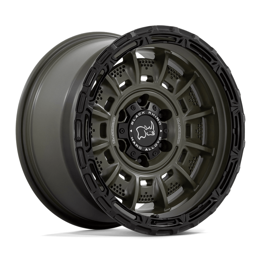 Black Rhino LEGION 17x9 ET0 6x139.7 106.10mm OLIVE DRAB GREEN W/ BLACK LIP (Load Rated 1134kg)