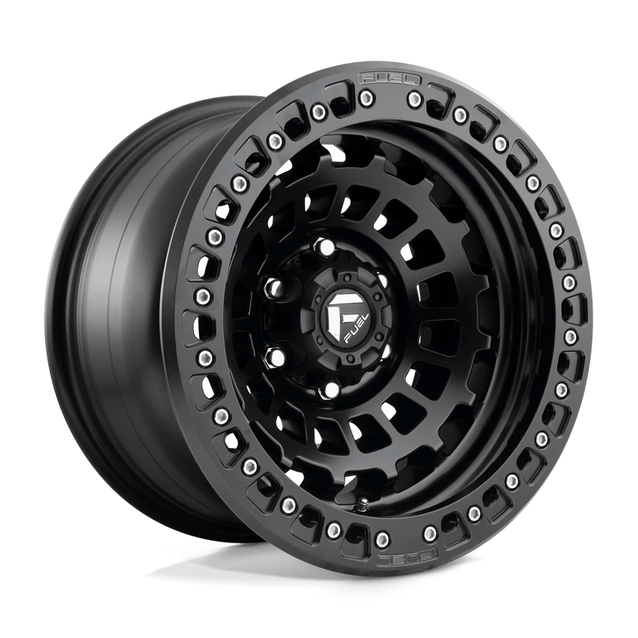 Fuel D101 ZEPHYR BEADLOCK 17x9 ET-15 5x127 71.50mm MATTE BLACK (Load Rated 1134kg)