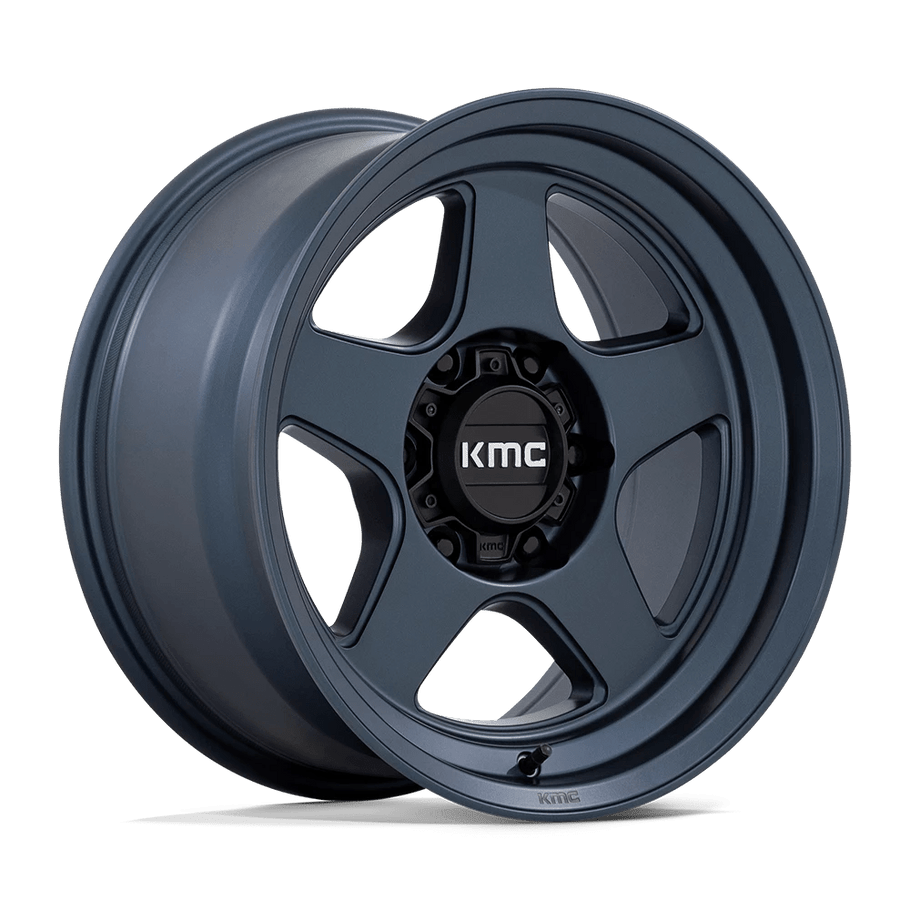 KMC KM728 LOBO 17x8.5 ET-10 6x120 66.90mm METALLIC BLUE (Load Rated 1134kg)