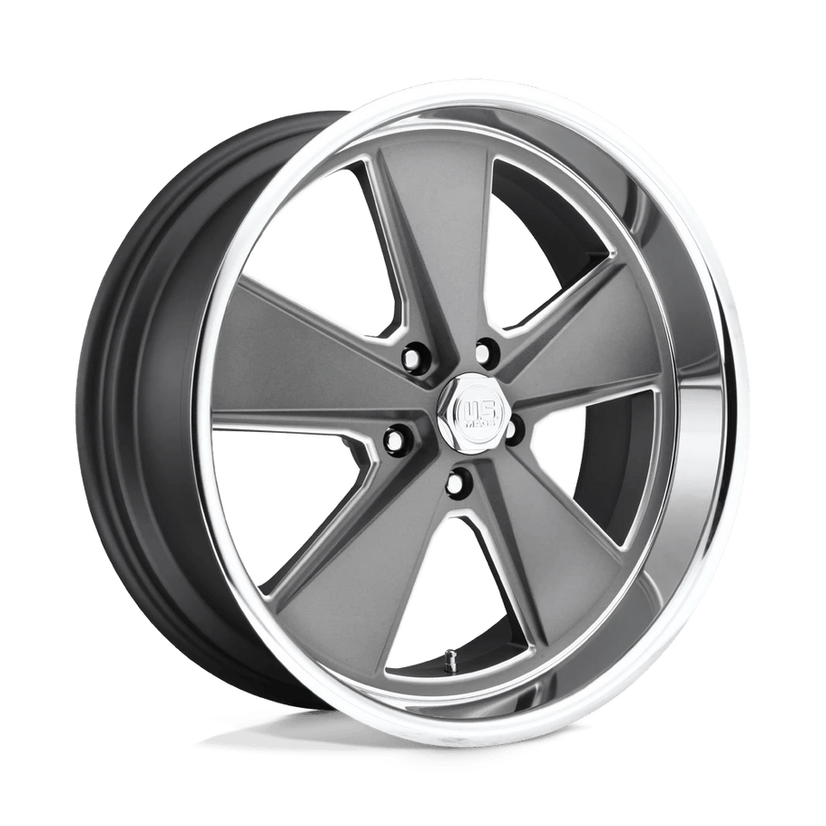 US MAGS U120 ROADSTER 20x9 ET18 5x115 71.50mm MATTE GUN METAL MACHINED (Load Rated 862kg)
