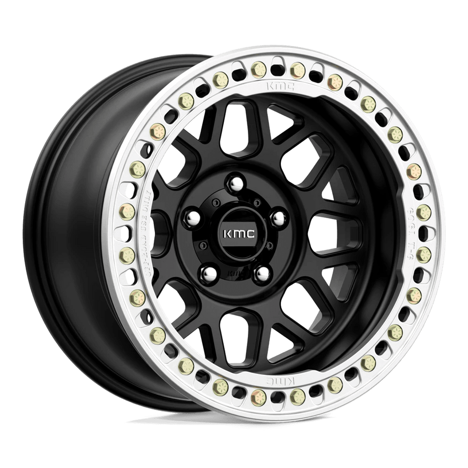 KMC KM235 GRENADE CRAWL BEADLOCK 18x9 ET10 CUSTOM 108.00mm SATIN BLACK (Load Rated 1651kg)