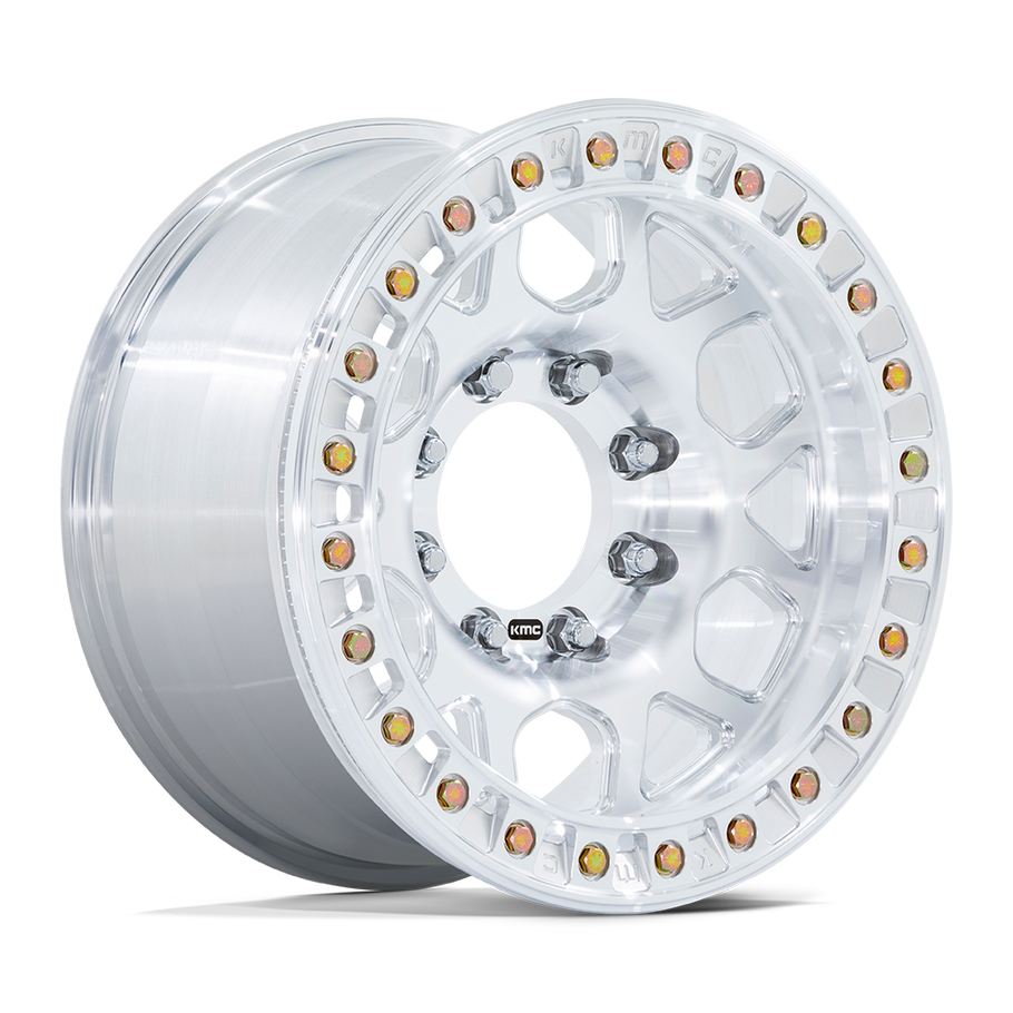 KMC KM450 MESA FORGED SLOTTED BEADLOCK 17x9 ET-12 8x165 125.10mm RAW MACHINED (Load Rated 1678kg)