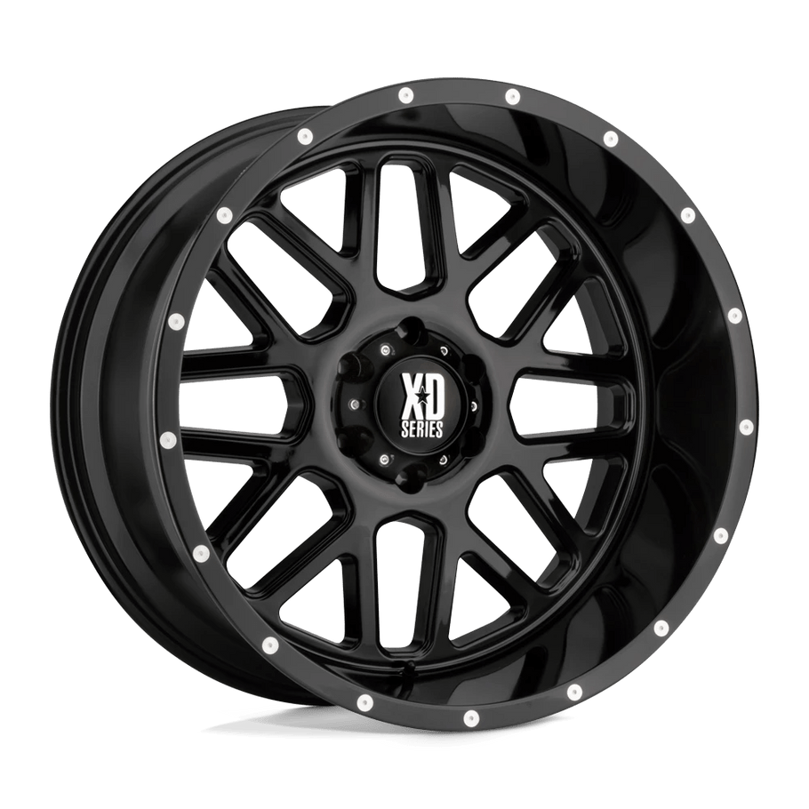 XD XD820 GRENADE 20x9 ET0 5x139.7 108.00mm GLOSS BLACK (Load Rated 1134kg)