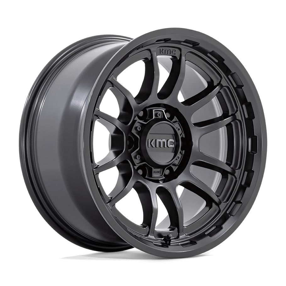 KMC KM727 WRATH 20x9 ET0 5x127 71.50mm SATIN BLACK (Load Rated 1134kg)