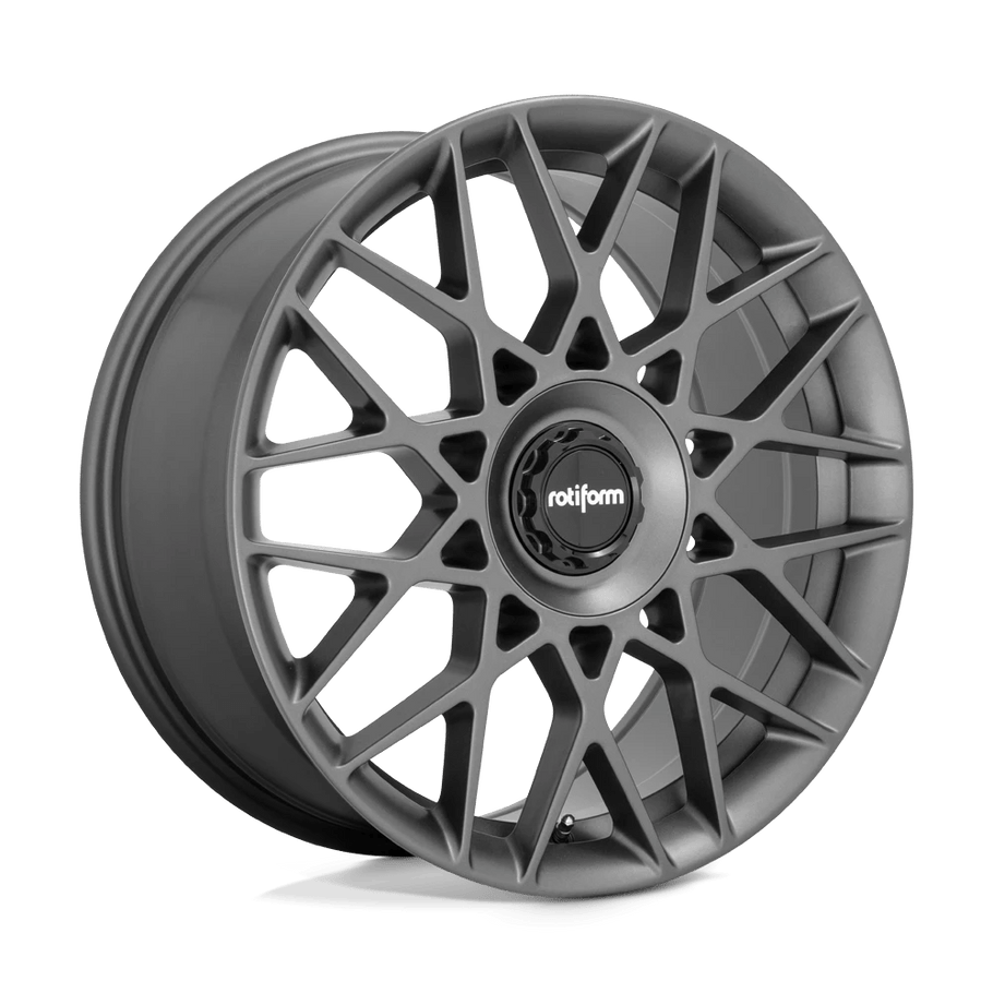 Rotiform R166 BLQ-C 19x8.5 ET45 5x112 66.56mm ANTHRACITE (Load Rated 726kg) - R1661985F8+45A