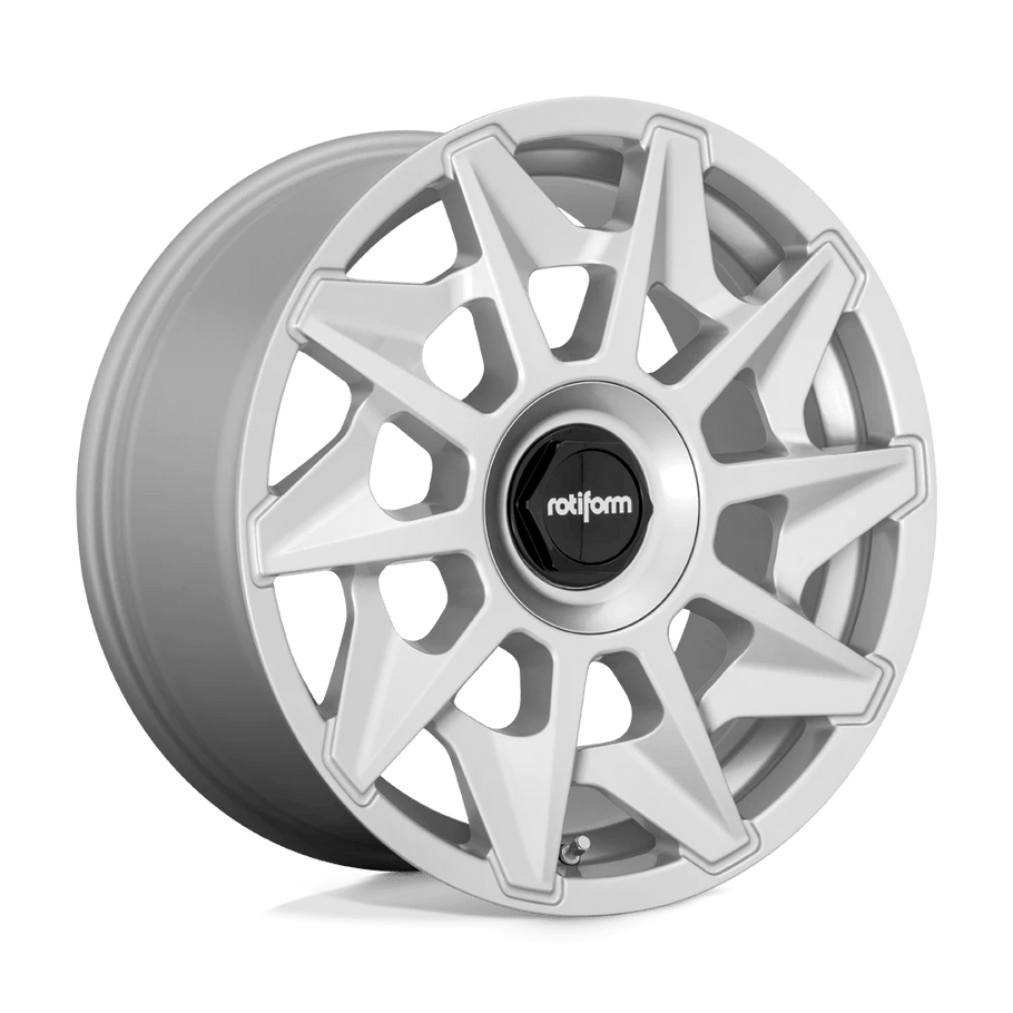 Rotiform R124 CVT 20x8.5 ET35 5x112/120 72.56mm GLOSS SILVER (Load Rated 726kg) - R124208525+35