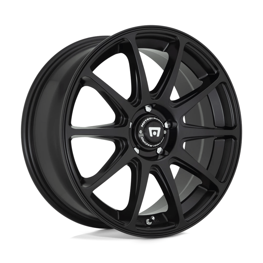 Motegi Racing MR127 CS10 18x8 ET38 5x100 72.56mm SATIN BLACK (Load Rated 635kg)