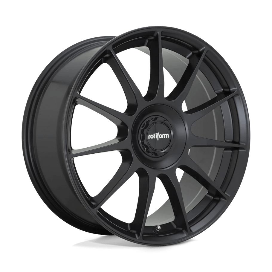 Rotiform R168 DTM 19x8.5 ET45 5x100/112 66.56mm SATIN BLACK (Load Rated 726kg)