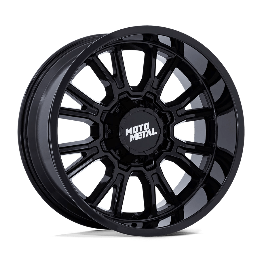 Moto Metal MO810 LEGACY 18x9 ET01 8x170 125.10mm GLOSS BLACK (Load Rated 1678kg)