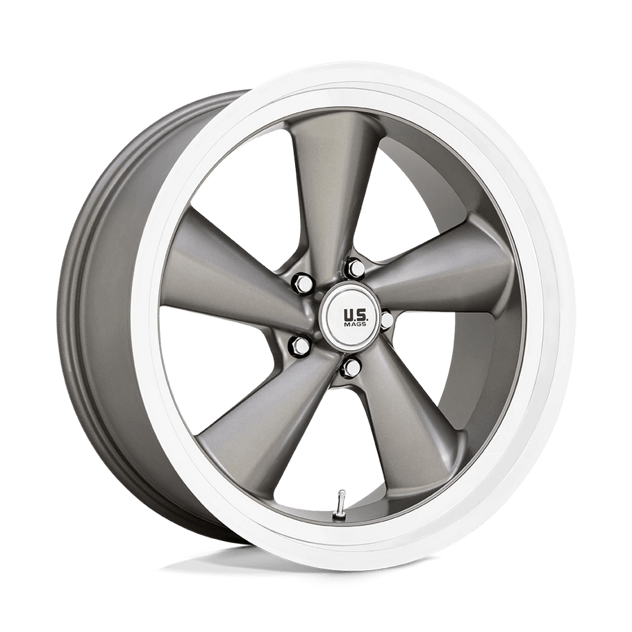 US MAGS U137 TS 22x10.5 ET0 5x127 78.10mm ANTHRACITE W/ DIAMOND CUT LIP (Load Rated 862kg) - U13722057357L