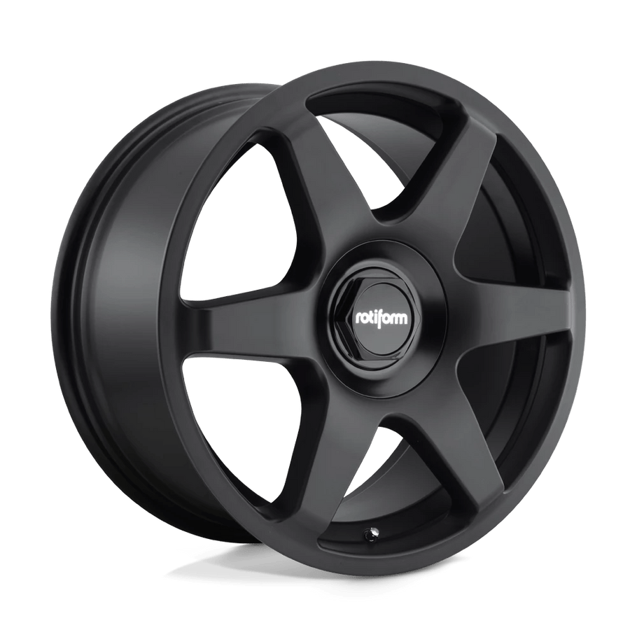 Rotiform R113 SIX 18.0x8.5 ET45 5x100/112 66.56mm MATTE BLACK (Load Rated 726kg)