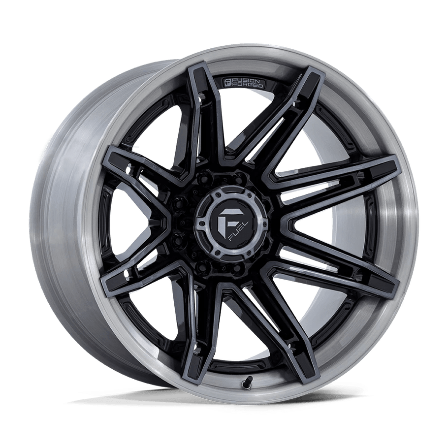 Fuel FC401 BRAWL 24x12 ET-44 6x139.7 106.10mm GLOSS BLACK BRUSHED DARK TINT (Load Rated 1134kg)