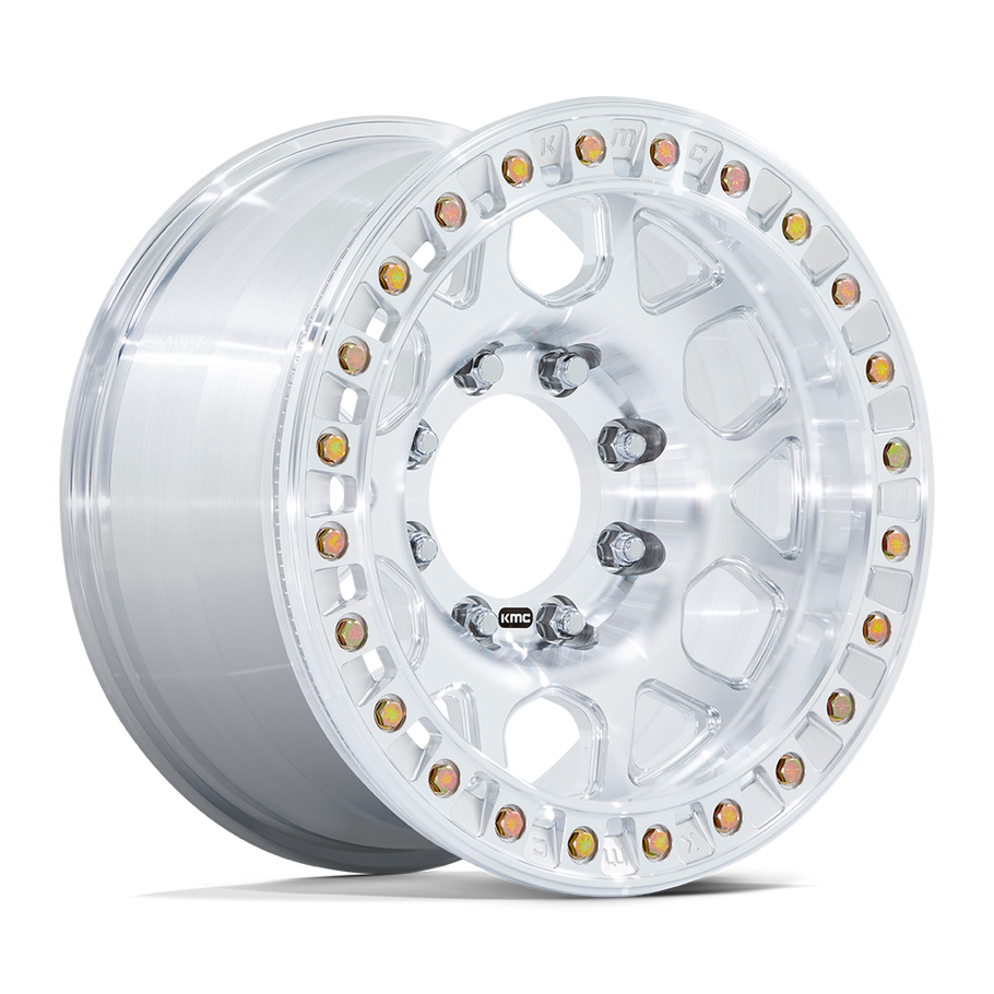 KMC KM450 MESA FORGED SLOTTED BEADLOCK 17x9 ET0 CUSTOM 108.00mm RAW MACHINED (Load Rated 1678kg)