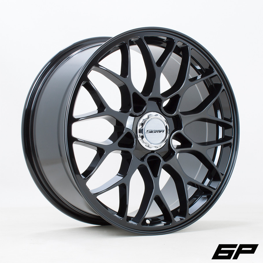 6Performance Wheels Sigma 18x8.5 ET35 5x120 72.6mm Black (6P-SIGM8518K1P35PCYB0726) www.srbpower.com