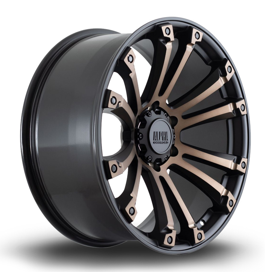 Alfa Offroad Wheels Maverick 20x9 ET40 6x139.7 106.1mm SBlackBronze (AO-MAVE9020G1P40PCBZ1061) www.srbpower.com