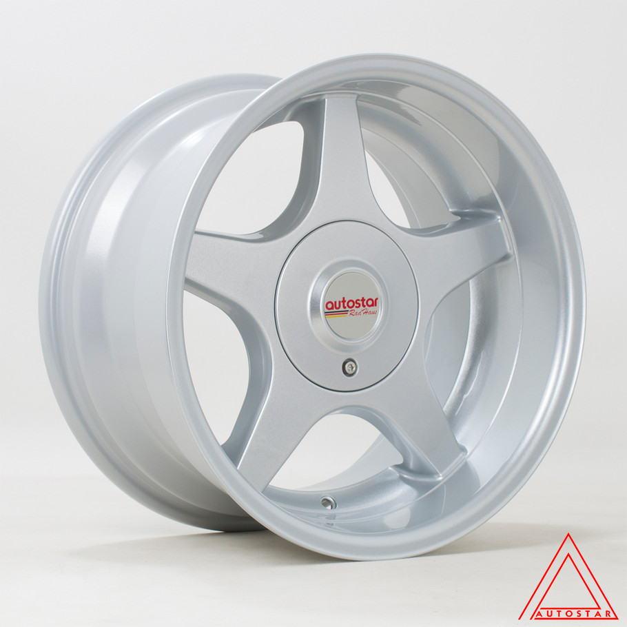 Autostar Wheels A5 16x8.5 ET20 4x100 / 4x108 67.1mm Silver (AS-A58516BCP20RAW0671) www.srbpower.com