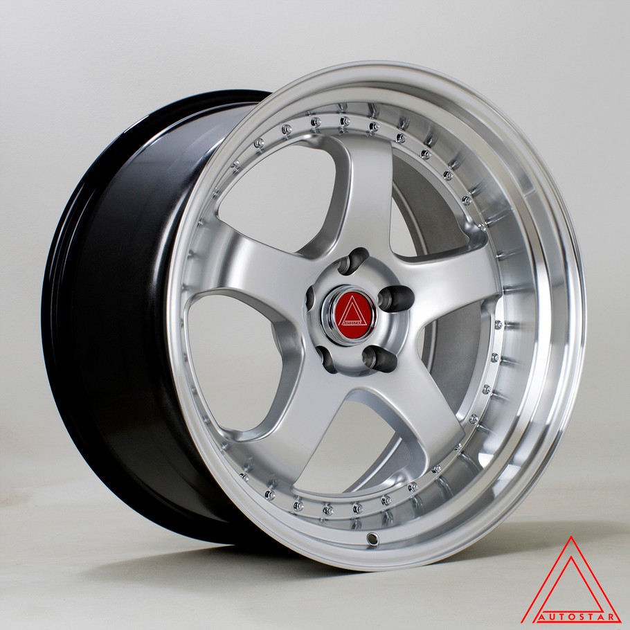 Autostar Wheels GT5R 19x10.5 ET22 5x114.3 73.1mm RLHSilver (AS-GT5R1059D1P22RLHS0731) www.srbpower.com