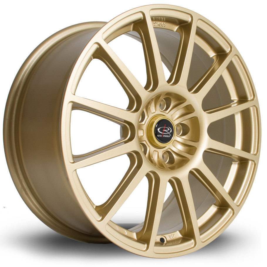 Rota Wheels Gravel 18x8.5 ET44 5x100 73mm Gold (GRAV8518O1P44PCPG0730) www.srbpower.com