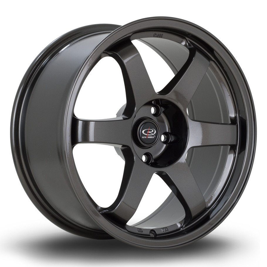 Rota Wheels Grid 18x8.5 ET35 5x100 73mm Gunmetal (IKF18518O1P35PCGM0730) www.srbpower.com