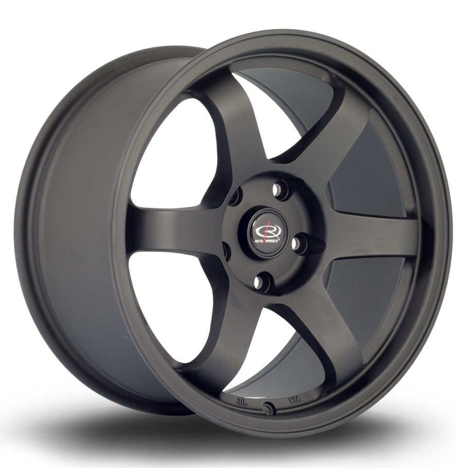 Rota Wheels Grid 17x9 ET42 5x100 73mm FBlack2 (IKR19017O1P42PCFB20730) www.srbpower.com