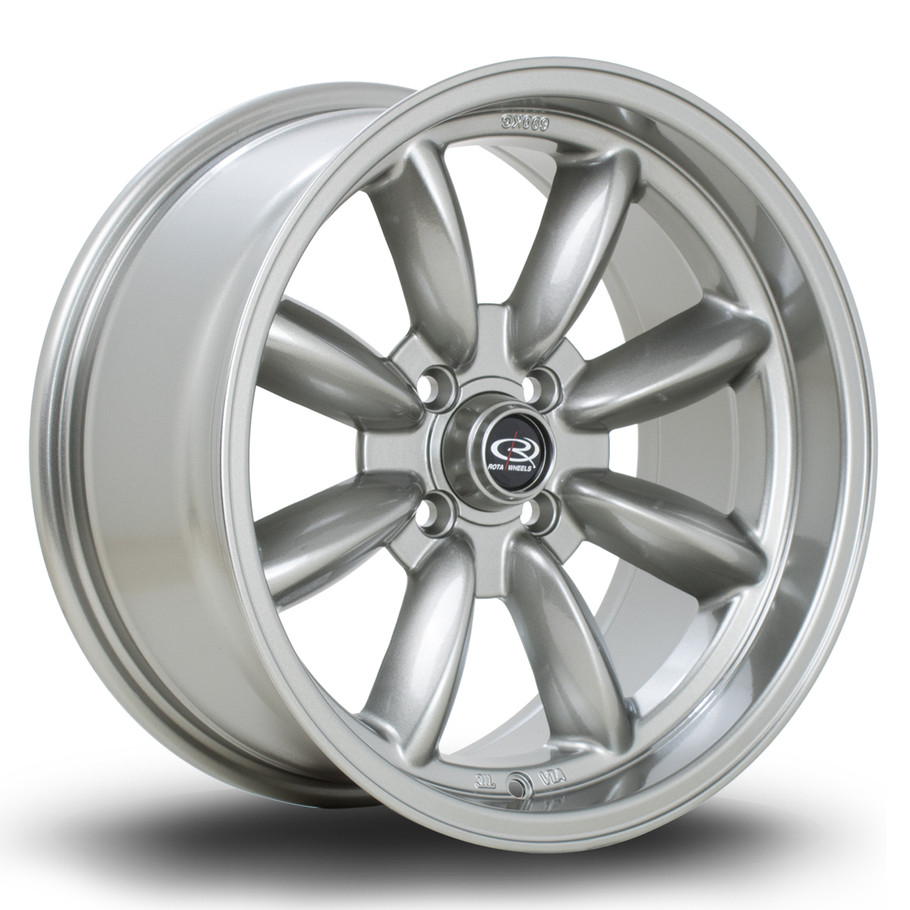 Rota Wheels RBR 16x8 ET10 4x100 67.1mm SteelGrey (RBR68016C1P10PCSG0671) www.srbpower.com