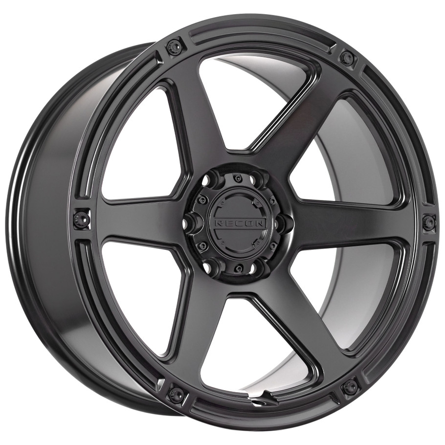 Recon Offroad Wheels Armour 20x9 ET10 6x139.7 110mm SBlack (RC-ARMO9020G1P10PCFB1100) www.srbpower.com