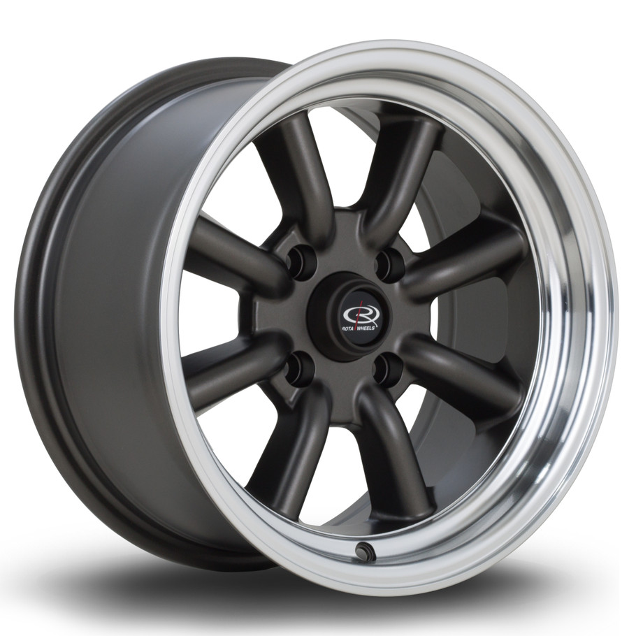 Rota Wheels RKR 15x8 ET0 4x114.3 73mm RLFgunmetal (RKR18015A1P00RLFG0730) www.srbpower.com