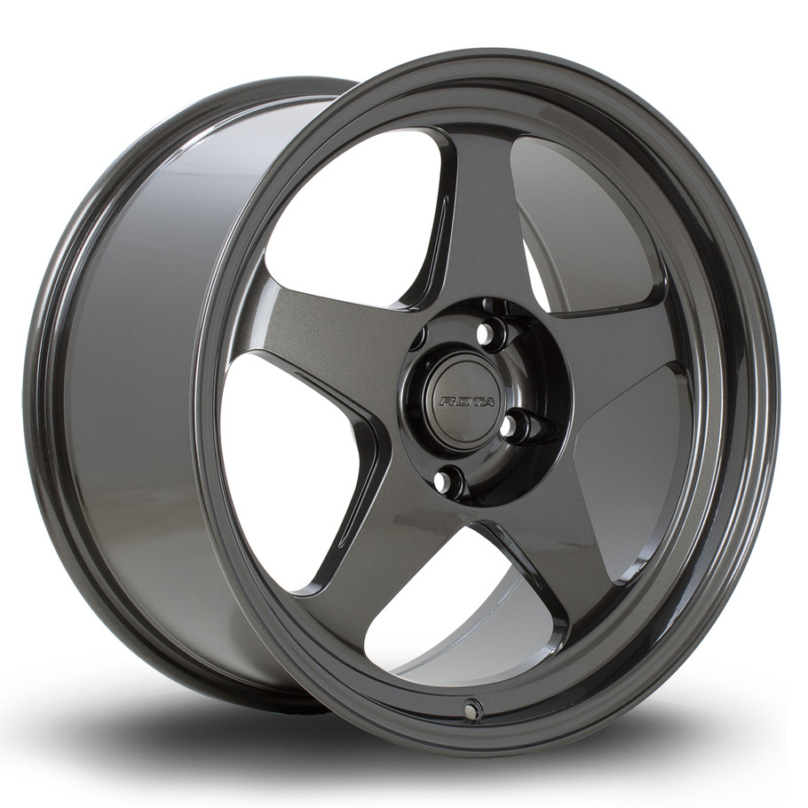 Rota Wheels Slip 18x9.5 ET40 5x120 74.1mm Gunmetal (SLIP9518K1P40PCGM0741) www.srbpower.com