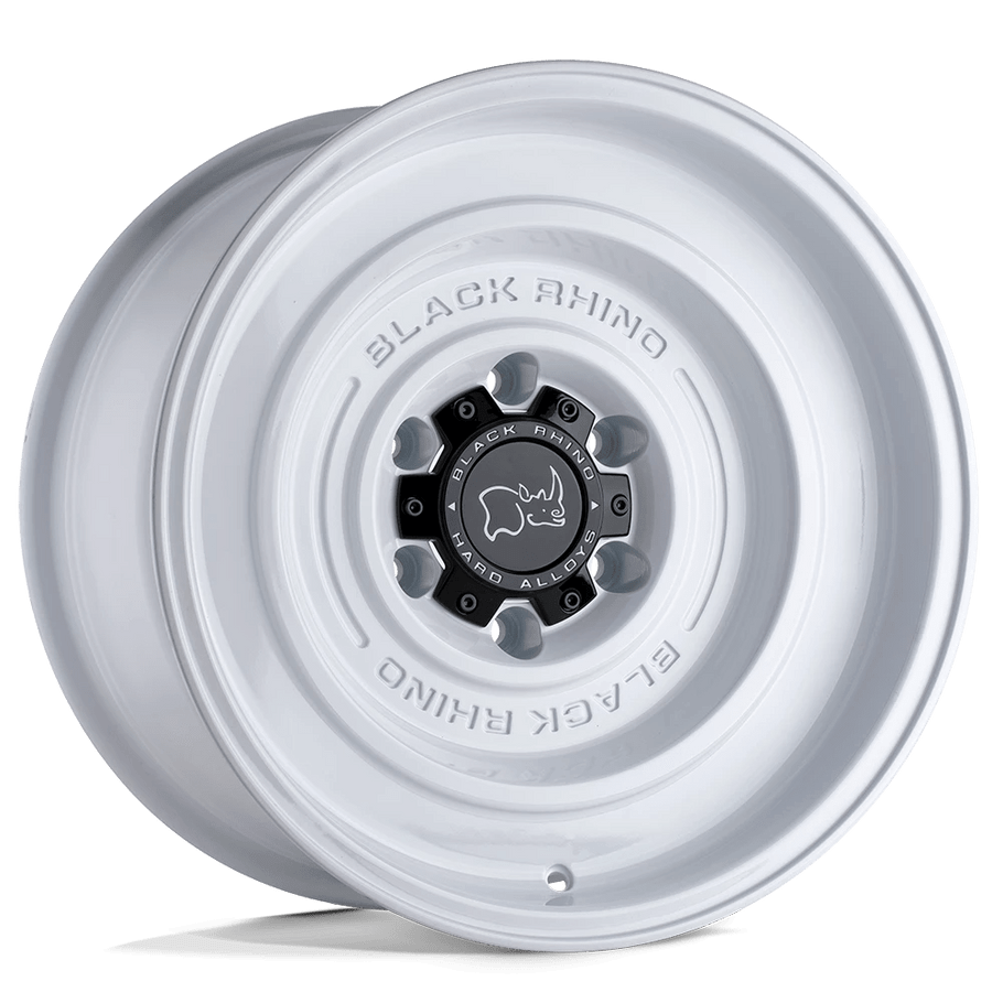 Black Rhino SOLID 17x9.5 ET-12 6x139.7 112.10mm GLOSS WHITE (Load Rated 1134kg)