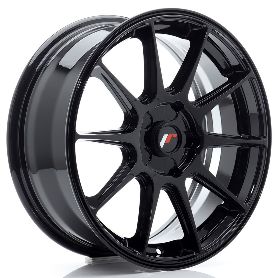 JR Wheels JR11 17x7 ET20-38 5H CUSTOM PCD 67.1mm Gloss Black