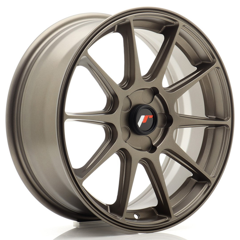 JR Wheels JR11 17x7 ET20-38 5H CUSTOM PCD 67.1mm Matt Bronze