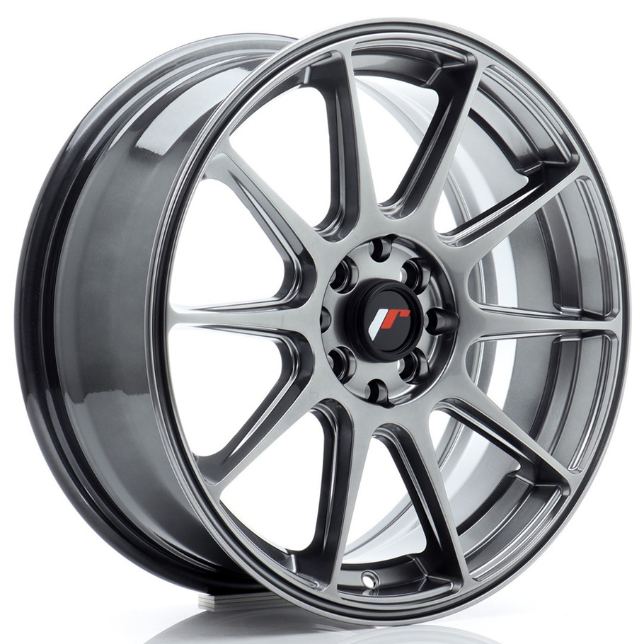 JR Wheels JR11 17x7 ET35 4x100/114.3 Hyper Black