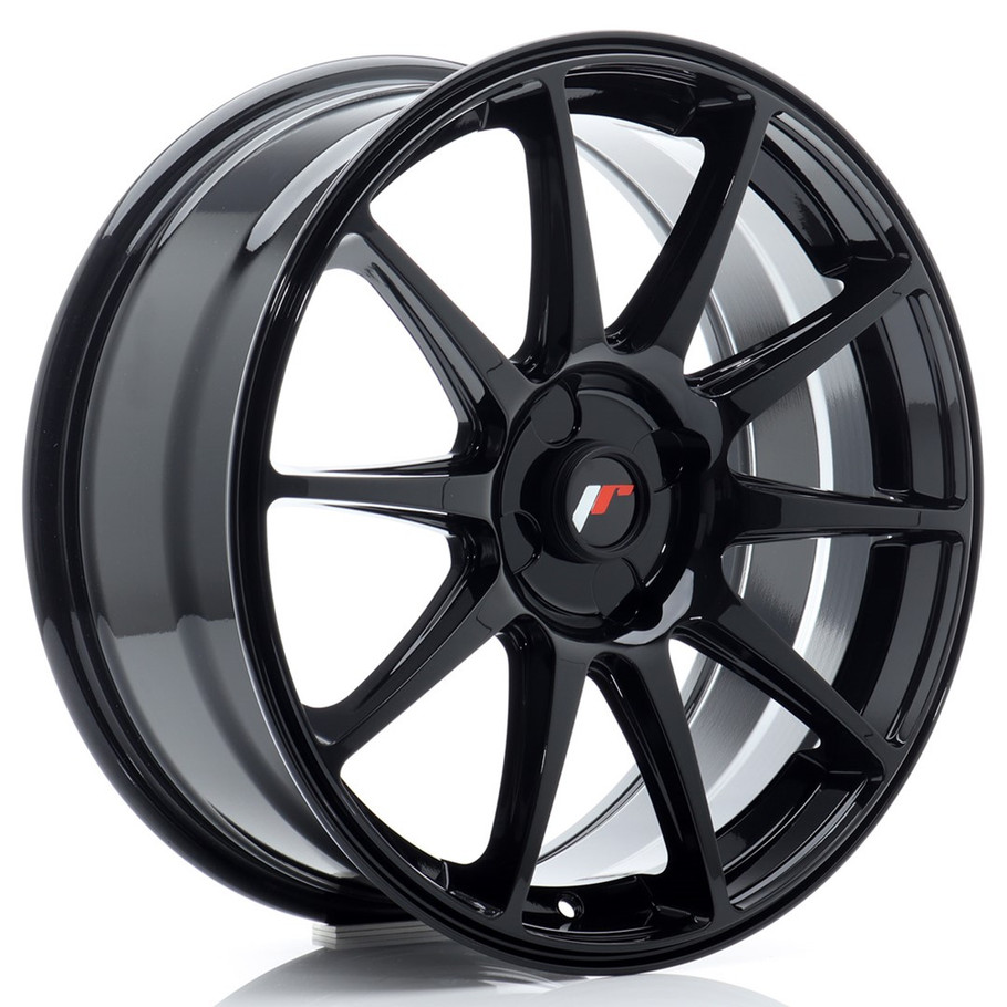 JR Wheels JR11 18x7.5 ET20-40 4H CUSTOM PCD 67.1mm Gloss Black