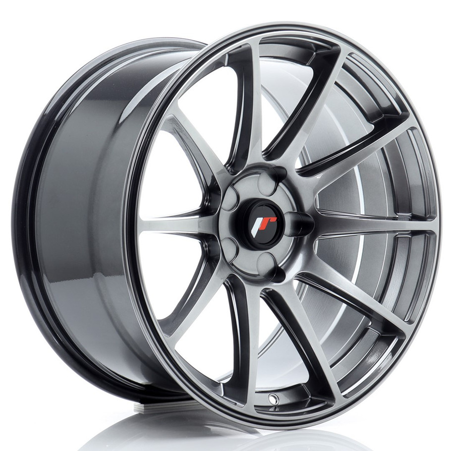 JR Wheels JR11 18x9.5 ET20-30 5H CUSTOM PCD 72.6mm Hyper Black