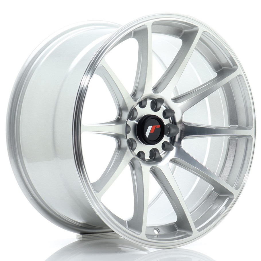 JR Wheels JR11 18x9.5 ET30 5x112/114 Silver Machined