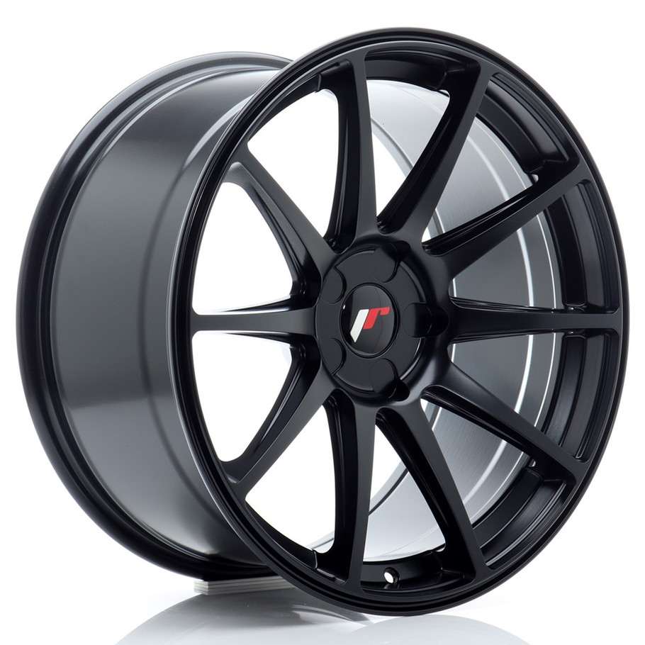 JR Wheels JR11 19x9.5 ET15-35 5H Blank Matt Black