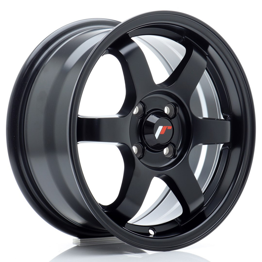 JR Wheels JR3 15x7 ET25 4x108 65.1mm Matt Black