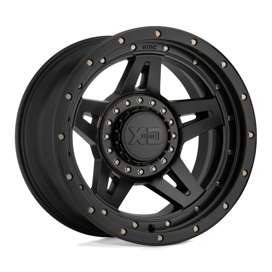 XD XD138 BRUTE 17x9 ET-12 6x135/139.7 106.10mm SATIN BLACK (Load Rated 1134kg)