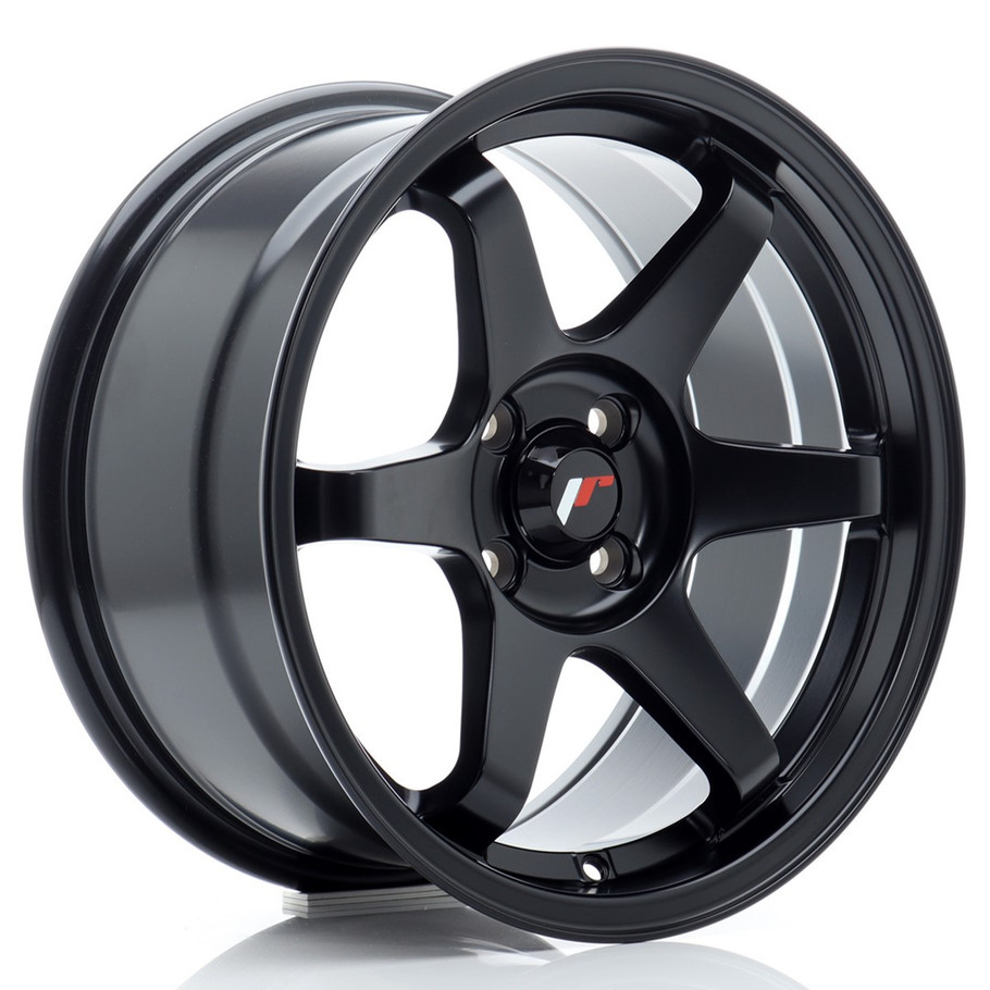 JR Wheels JR3 16x8 ET25 4x100 67.1mm Matt Black