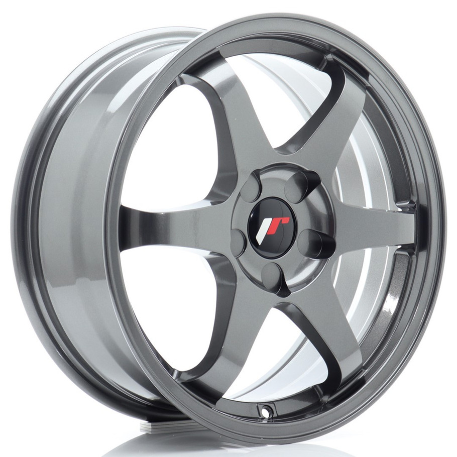 JR Wheels JR3 17x7 ET20-42 5H CUSTOM PCD 72.6mm Gun Metal