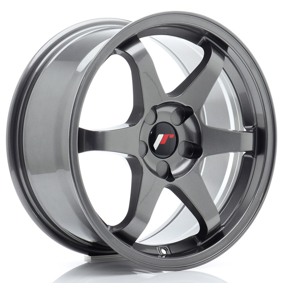 JR Wheels JR3 17x8 ET20-35 5H CUSTOM PCD 72.6mm Gun Metal